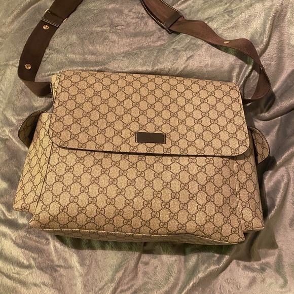 Gucci Other - GG Supreme canvas diaper bag